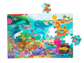 B-Toys Puzzle maxi 48 ks Podmořský svět
