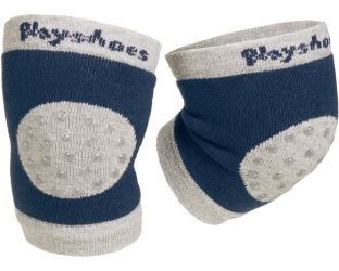 Playshoes Protiskluzové nákoleníky - modro-šedé