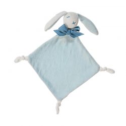 Maud n Lil Mazlík králíček, organická bavlna - modrý