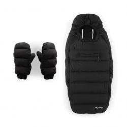 Nuna Zimní set Winter stroller set footmuff & gloves w/bag