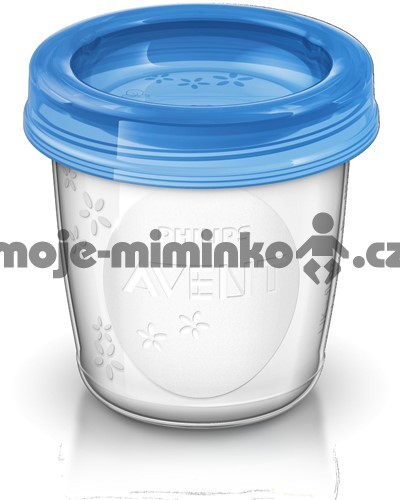 Avent VIA pohárky s víčkem 180 ml - 5 ks