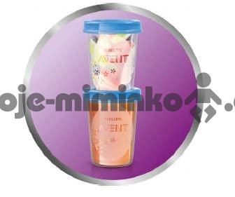 Avent VIA pohárky s víčkem 240 ml - 5 ks