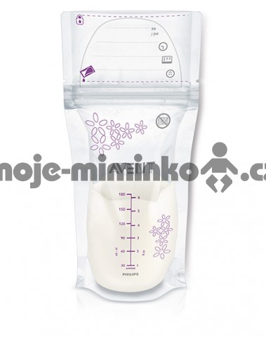 Avent Sáčky na uskladnění mateřského mléka 180 ml - 25 ks