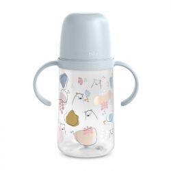 Suavinex Druhá láhev s oušky BEAR 270 ml modrá