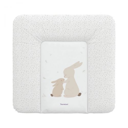 TRÄUMELAND Přebalovací podložka Hophop Bunny Beige 75 x 75 cm
