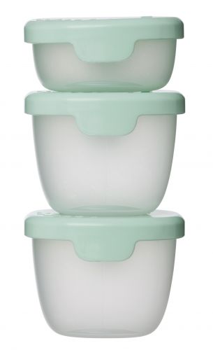 b.box Sada krabiček Snack tubs 3ks zelené