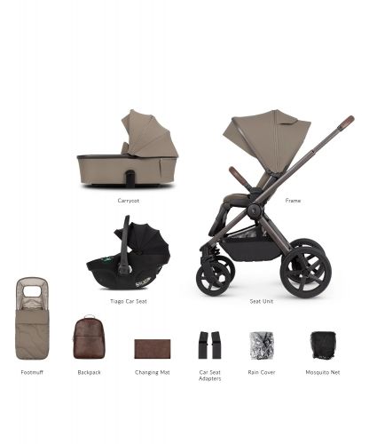 Kočárek Venicci Upline 2 SE Powder + autosedačka Venicci Tiago 