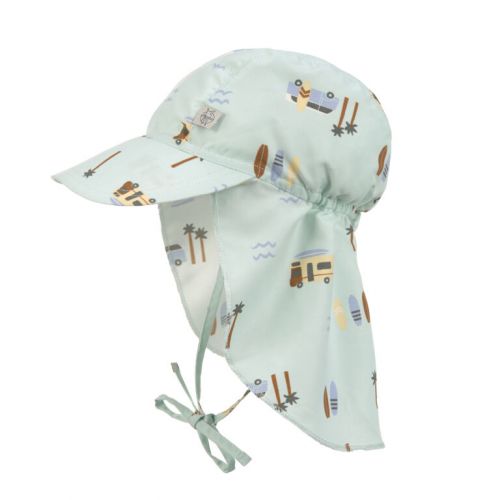 Lässig Klobouček Sun Protection Flap Hat camper sea foam 19-36 mo.