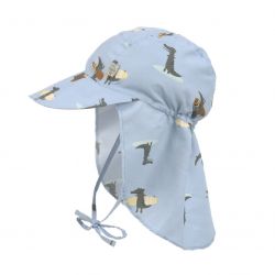 Lässig Klobouček Sun Protection Flap Hat crocodile sky blue 19-36 mo.