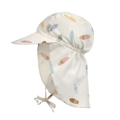 Lässig Klobouček Sun Protection Flap Hat surfboards sea salt 19-36 mo.