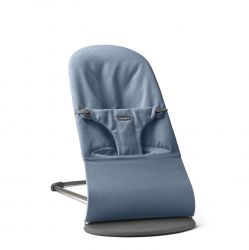BabyBjörn Lehátko BLISS  Woven Light Blue mélange