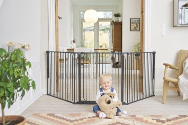 BabyDan Univerzální prostorová zábrana CombiFit L, černá