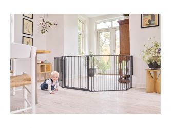 BabyDan Univerzální prostorová zábrana CombiFit XL, černá