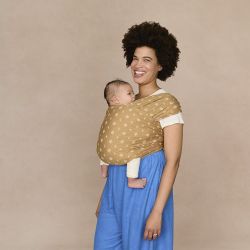 Ergobaby Šátek/Aura Sustainably Sourced Knit Baby Wrap Olive Diamonds