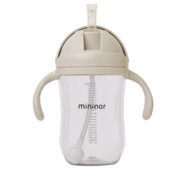 MININOR Lahev s brčkem Tritan 330 ml Cloudy Morning