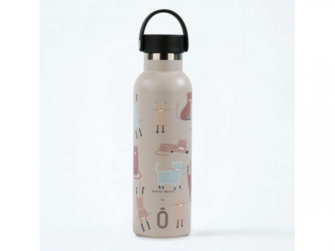 Runbott Termoláhev 600 ml Cats Taupe