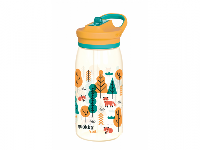 Quokka Plastová láhev s pítkem Glow Kids Forest 580 ml