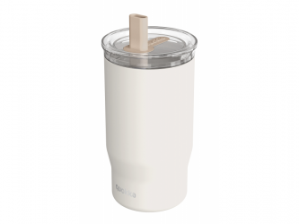 Quokka Nerezový termohrnek s brčkem Mist Ivory 720 ml