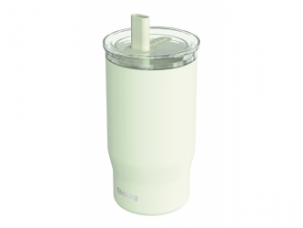 Quokka Nerezový termohrnek s brčkem Mist Pastel Green 720 ml