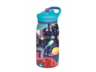 Quokka Nerezová termoláhev s pítkem Pop Kids Space 445 ml