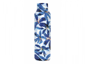 Quokka Nerezová termoláhev Solid Blue Hibiscus 630 ml