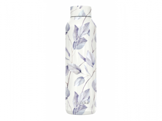 Quokka Nerezová termoláhev Solid Grey Bouquet 630 ml