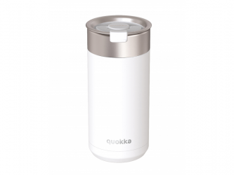 Quokka Nerezový termohrnek se sítkem Boost White 400 ml