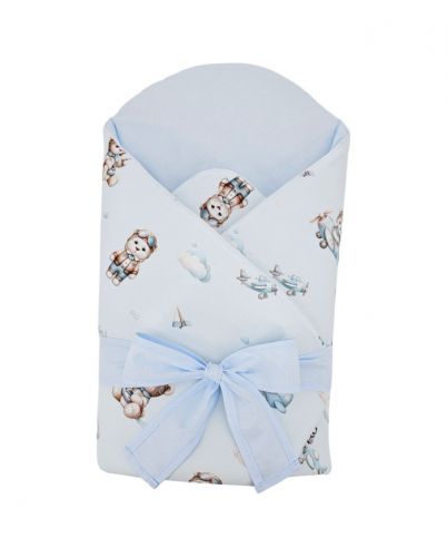 EKO RO-15 Zavinovačka bavlněná s kokosovou vložkou Medvídek pilot