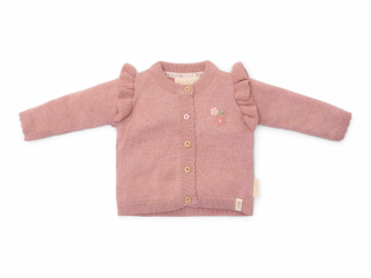 Little Dutch Kardigan pletený Fairy Pink vel. 56