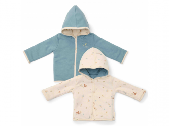 Little Dutch Kabátek oboustranný Stone Blue vel. 56