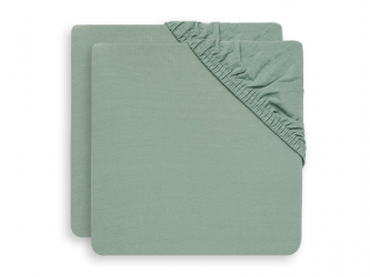 Prostěradlo napínací 120x60 cm 2 ks Ash Green