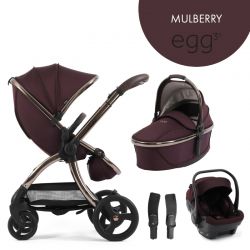 Kočárek BabyStyle Egg3 set 4 v 1 Mulberry 2025
