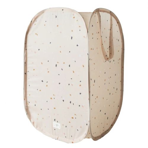 3 SPROUTS Skládací úložný koš Recycled Terrazzo Beige