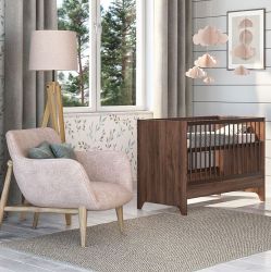 Postýlka Faktum Nest Walnut 60x120 cm