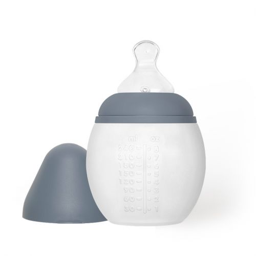 ÉLHÉE Kojenecká antikoliková láhev 240 ml Blue Grey