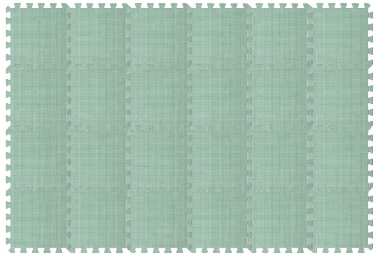 Rialto Baby Hrací podložka puzzle Light Green 180x120cm