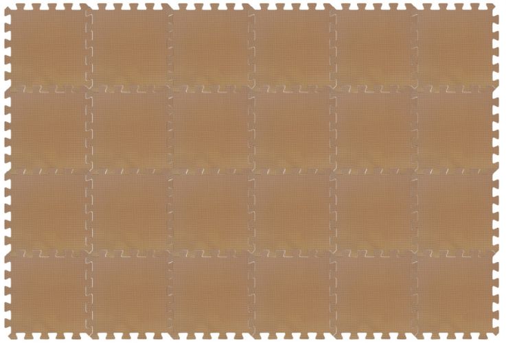 Rialto Baby Hrací podložka puzzle Brown 180x120cm