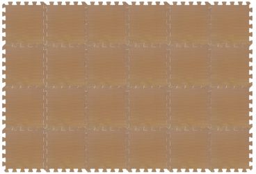 Rialto Baby Hrací podložka puzzle Brown 180x120cm