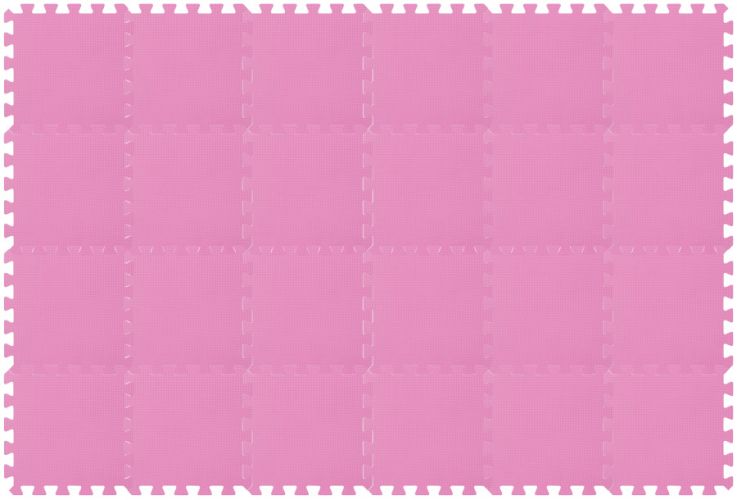 Rialto Baby Hrací podložka puzzle Pink 180x120cm