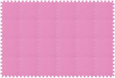 Rialto Baby Hrací podložka puzzle Pink 180x120cm