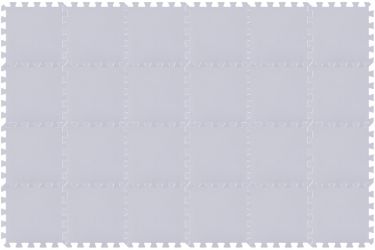 Rialto Baby Hrací podložka puzzle Silver 180x120cm