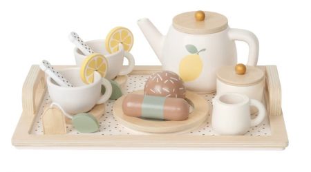 JaBaDaBaDo Dřevěný čajový set Citron