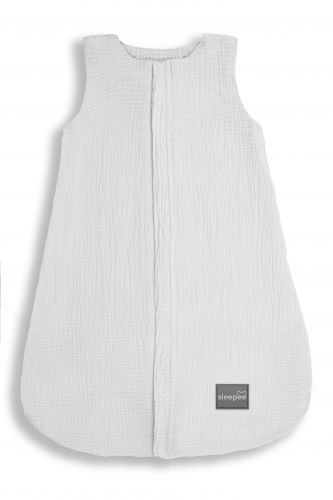 Sleepee Oboustranný lehký mušelínový spací pytel Light Grey 0-4 měsíce S