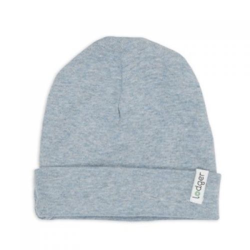 LODGER Čepice Melange Blue Fogg vel. 0 - 6 měsíců