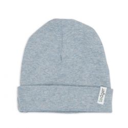LODGER Čepice Melange Blue Fogg vel. 0 - 6 měsíců