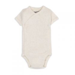 LODGER Body s krátkým rukávem Melange Birch vel. 80
