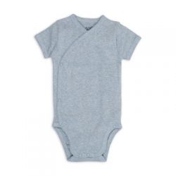 LODGER Body s krátkým rukávem Melange Blue Fogg vel. 56