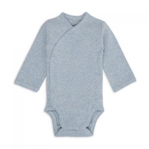 LODGER Body s dlouhým rukávem Melange Blue Fogg vel. 62
