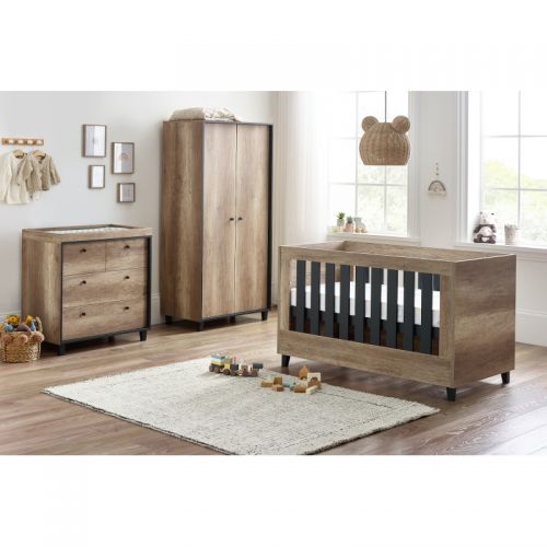 BabyStyle Montana Dětský pokoj (postýlka, komoda, skříň)