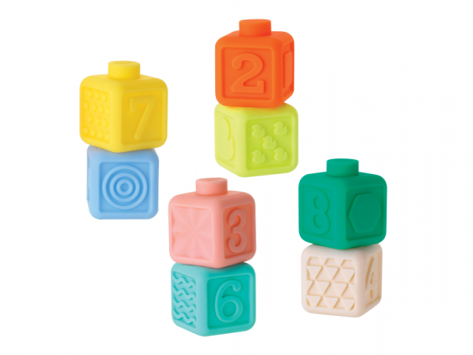 Kostky Squeeze & Stack 8 ks